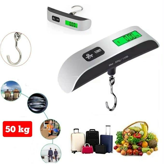 Balance De Bagages Électronique Max 50 Kg Écran LCD
