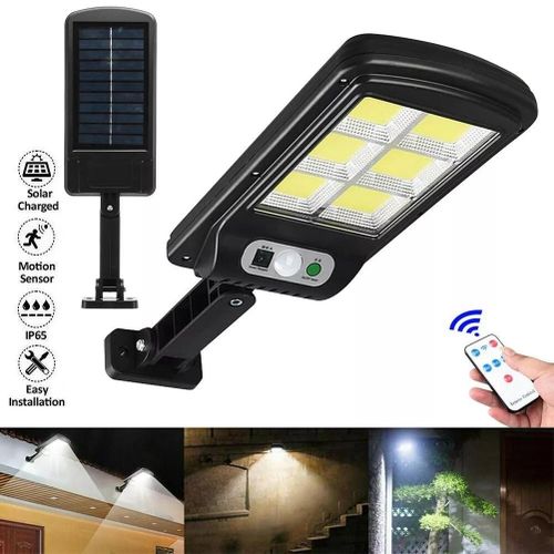 Projecteur Solaire Extérieur avec Détecteur de Mouvement et Télécommande : Éclairage Intelligent, Autonome et Économique