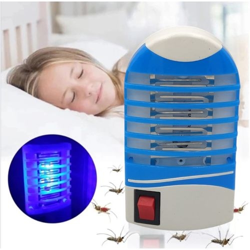 Lampe Anti Moustiques Électrique 220V Bleu