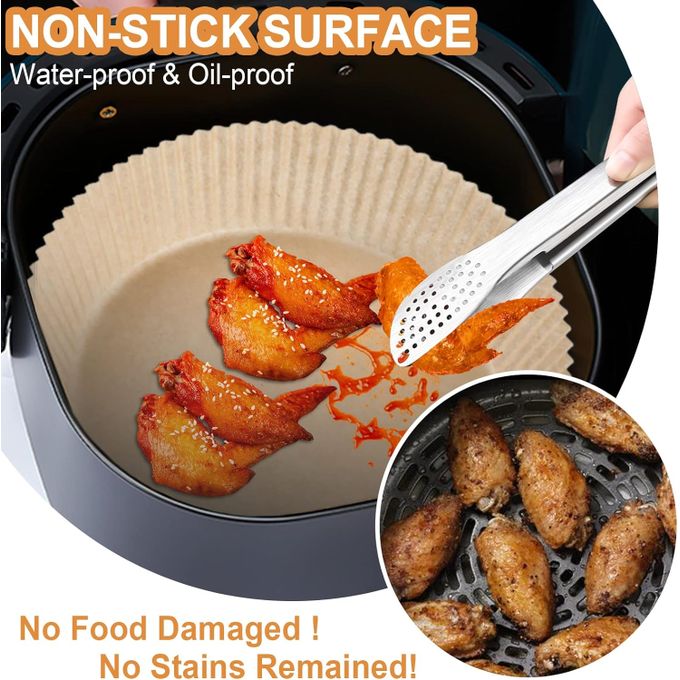 Papier cuisson airfryer rond 50 pcs